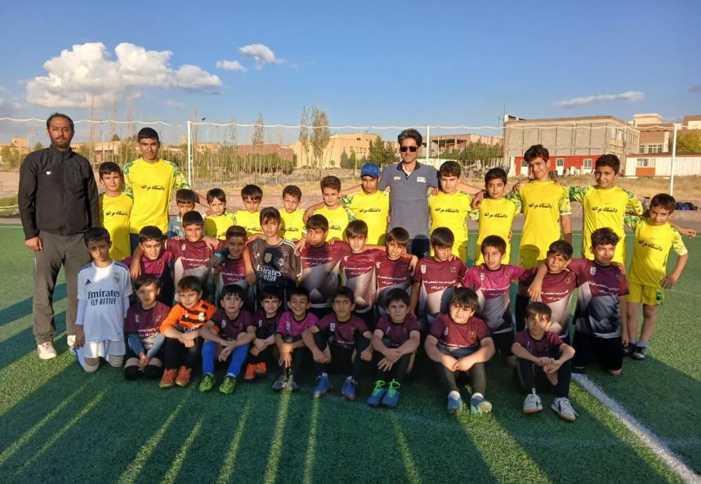 با حضور فرزندان دانشگاهیان؛ برگزاری مسابقه فوتبال دوستانه به‌مناسبت هفته تربیت بدنی در دانشگاه مراغه